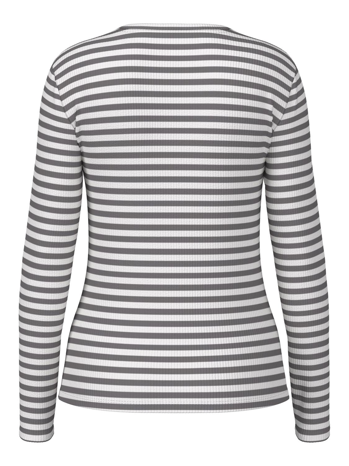 PCRUKA Langærmet - December Sky / Hvid strib